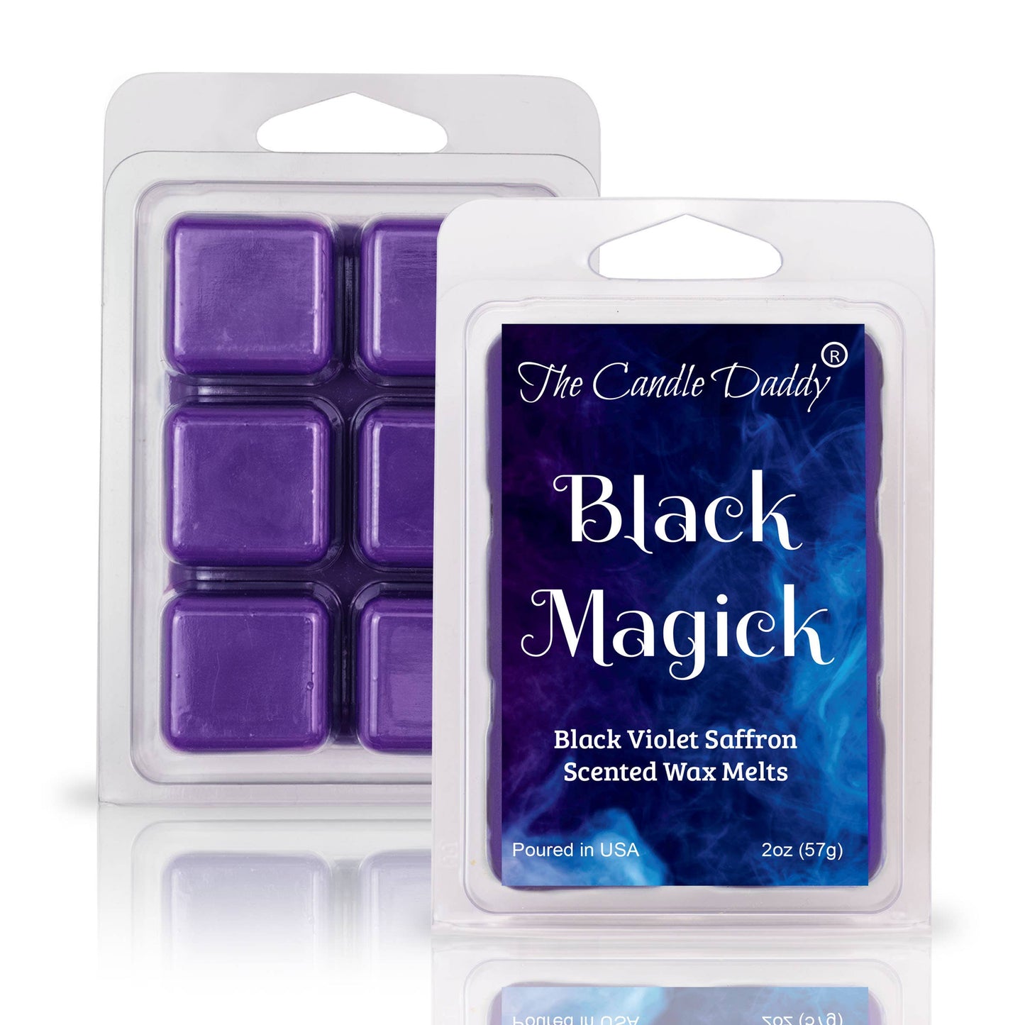 BLACK MAGICK - BLACK VIOLET SAFFRON SCENTED WAX MELT